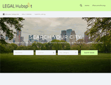 Tablet Screenshot of legalhubspot.com